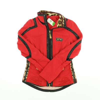 Sportalm piros cipzáros pulóver