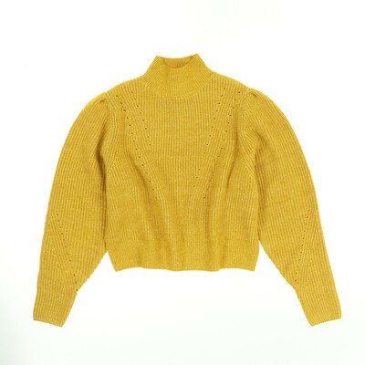H&M sárga kötött pulóver