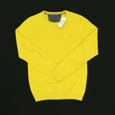 s.Oliver sárga pulóver