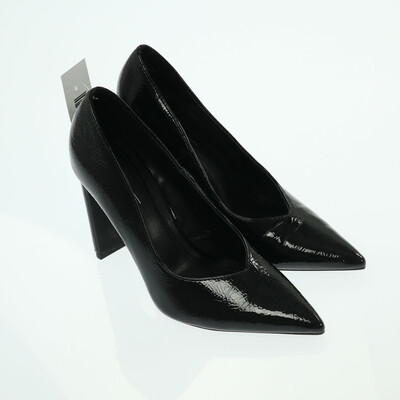 Bershka fekete magassarkú cipő