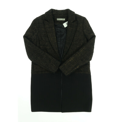 Hallhuber fekete/barna kabát