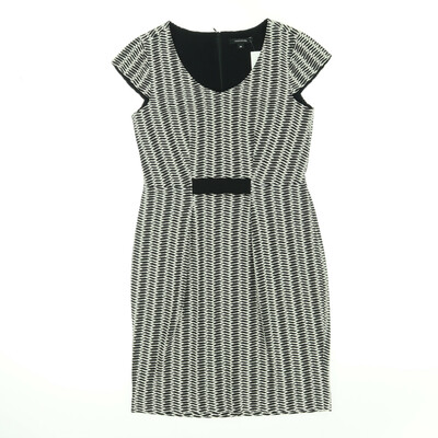 Comma fekete/fehér egész ruha