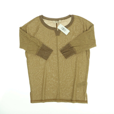 Mos Mosh barna/arany félhosszú ujjú felső