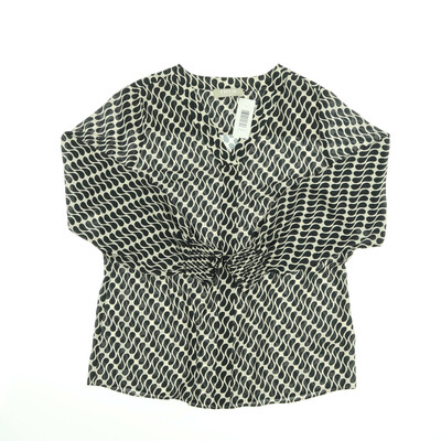 Thomas Rath fekete/bézs blúz