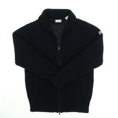 Moncler sötétkék kötött kardigán