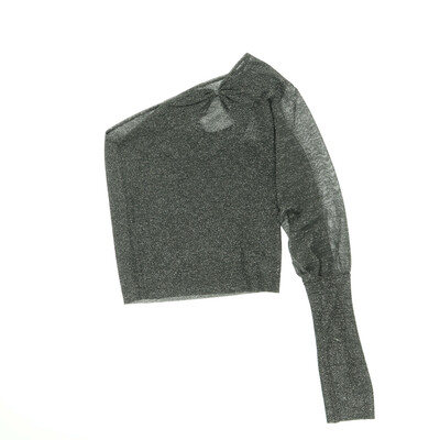 Missguided szürke/ezüst felső