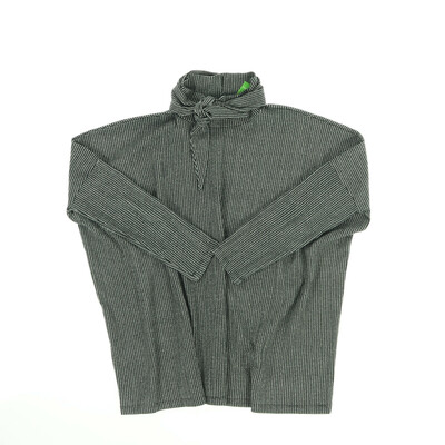 Mango fekete/fehér félhosszú ujjú felső