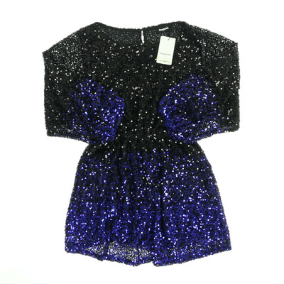 Desigual kék/fekete flitteres ruha