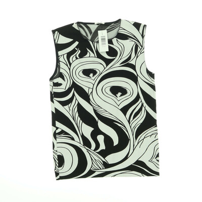 Wolford fekete/fehér ujjatlan felső