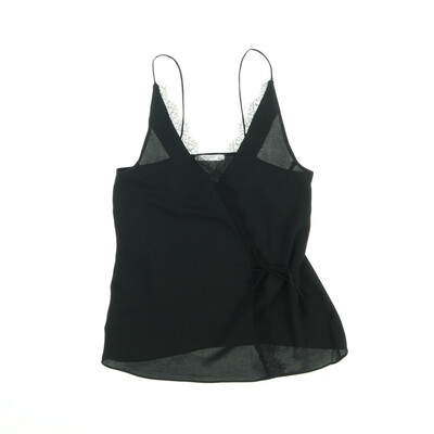 Mango fekete ujjatlan felső