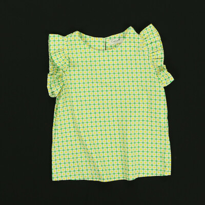 Cosset sárga/zöld ujjatlan felső