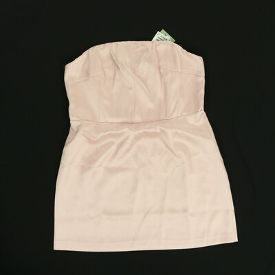 H&M rózsaszín pánt nélküli top