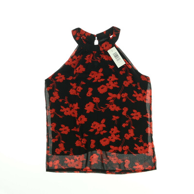 Nuna Lie bordó/fekete ujjatlan felső