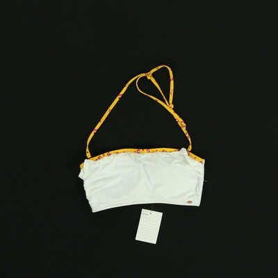 Skiny fehér/sárga bikini felső