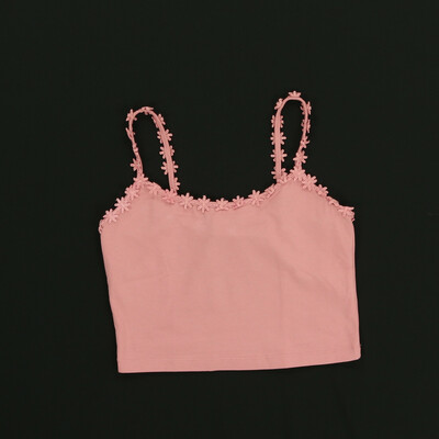 About You rózsaszín pántos top