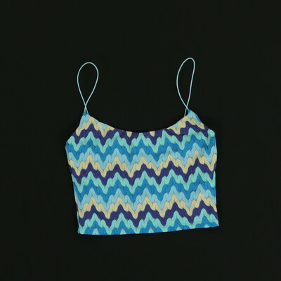 Koton kék pántos top