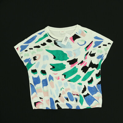 s.Oliver színes rövid ujjú felső