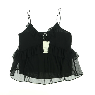 C&A fekete pántos felső