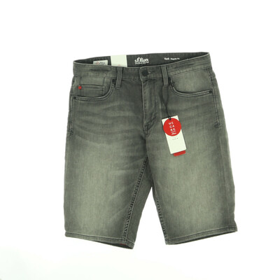 s.Oliver szürke farmer rövidnadrág