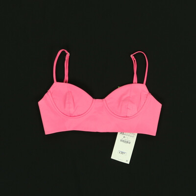 Zara rózsaszín crop top