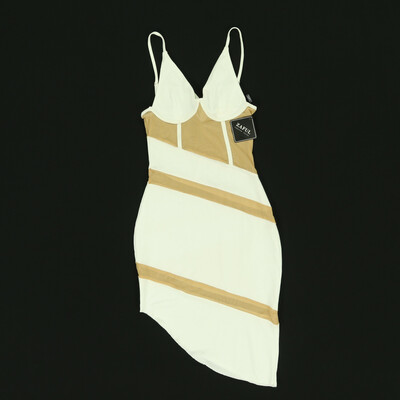 Zaful fehér/bézs strandruha