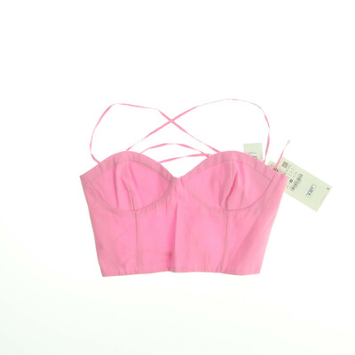 Zara rózsaszín crop rop