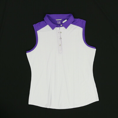 Cutter & Buck lila/fehér ujjatlan felső