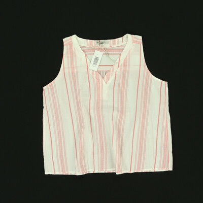 Comma fehér/piros ujjatlan felső