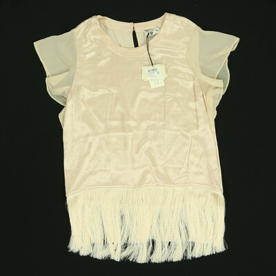 Twinset bézs/rózsaszín rövid ujjú felső