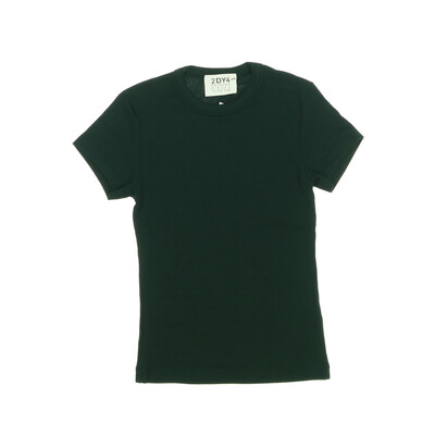 2DY4  zöld rövid ujjú felső