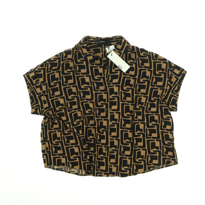 Someday. barna/fekete rövid ujjú ing