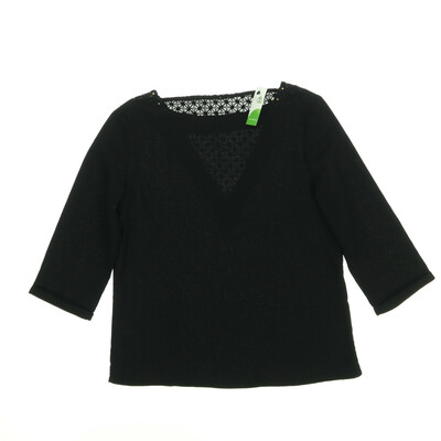 Axara fekete félhosszú ujjú blúz