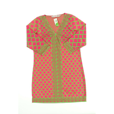 Gretchen Scott pink/zöld egész ruha