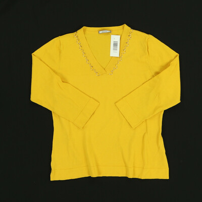 Elena Miro sárga félhosszú ujjú felső