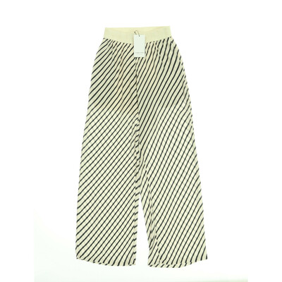 Giorgia & Johns bézs/fekete hosszúnadrág