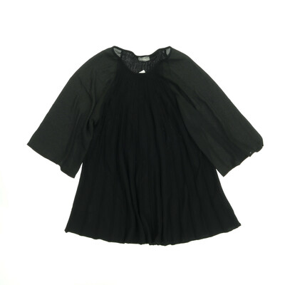 Samoon fekete rövid ujjú blúz