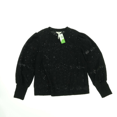 Object. fekete hosszú ujjú blúz