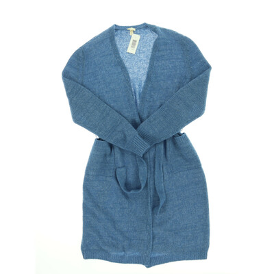 Hanro kék kötött kardigán