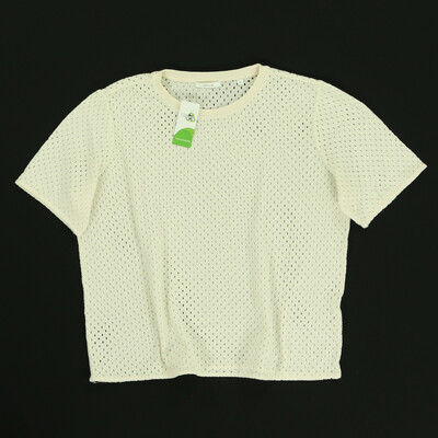 Opus bézs finomkötött rövid ujjú felső