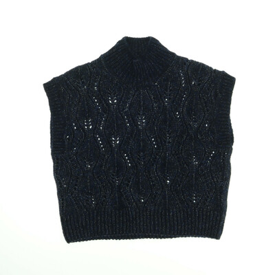 Hessnatur sötétékék kötött mellény