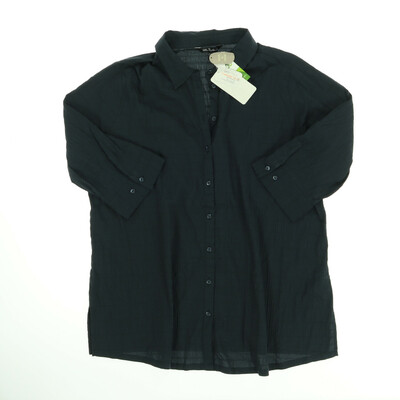 Ulla Popken sötétkék ing