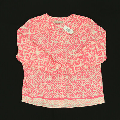 Thomas Rath rózsaszín/fehér blúz