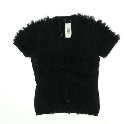 Jones fekete rövid ujjú gombos felső