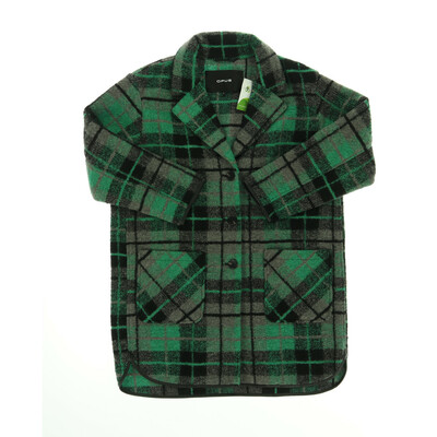 Opus zöld/fekete kabát