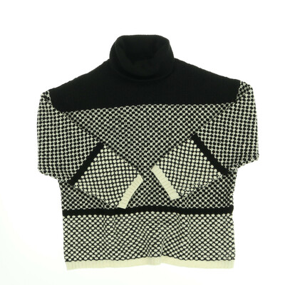 Street Onme fekete/fehér kötött pulóver