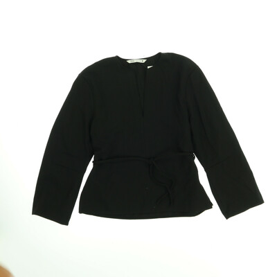 Zara fekete hosszú ujjú blúz