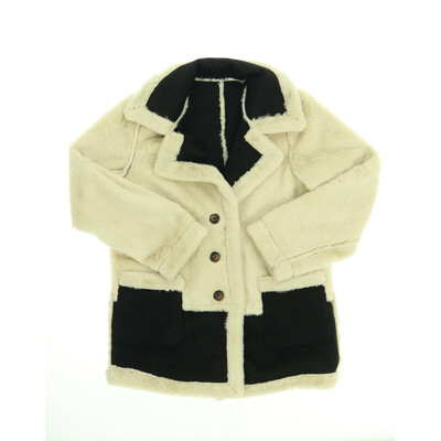 NVLT bézs/fekete kifordíthatós kabát