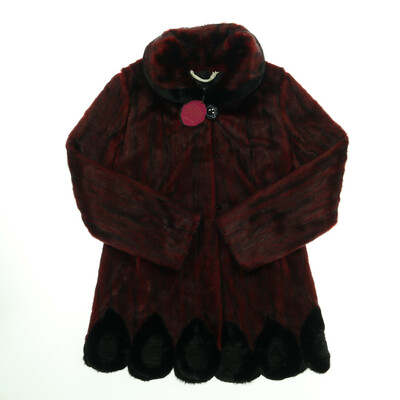 Alfredo Pauly bordó szőrme kabát
