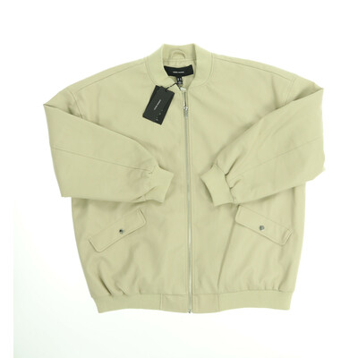 Vero Moda bézs bőr kabát