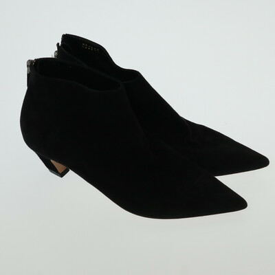 Christian Dior Paris fekete magassarkú bokacsizma